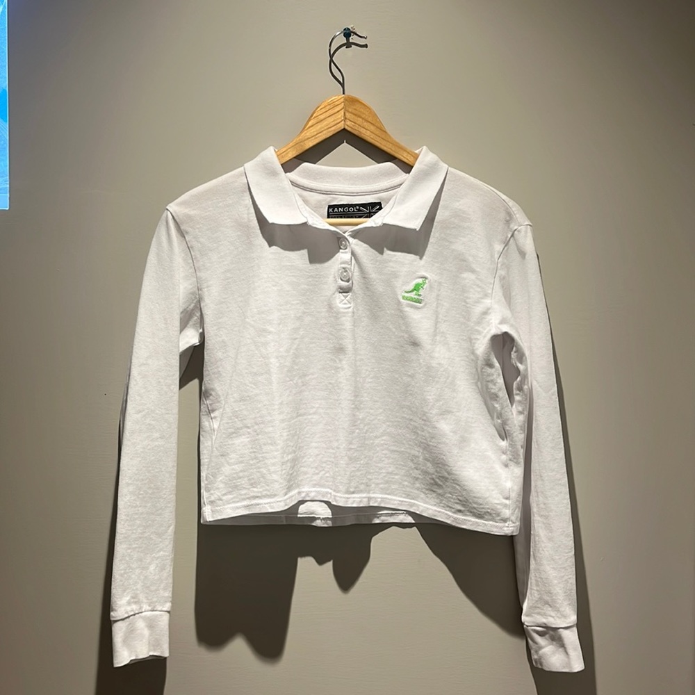 Kangol cropped polo